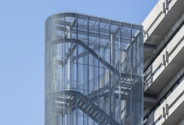 Fluchttreppenhaus Hochschule Mannheim